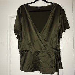 Surplice Silk Top Size 3x
